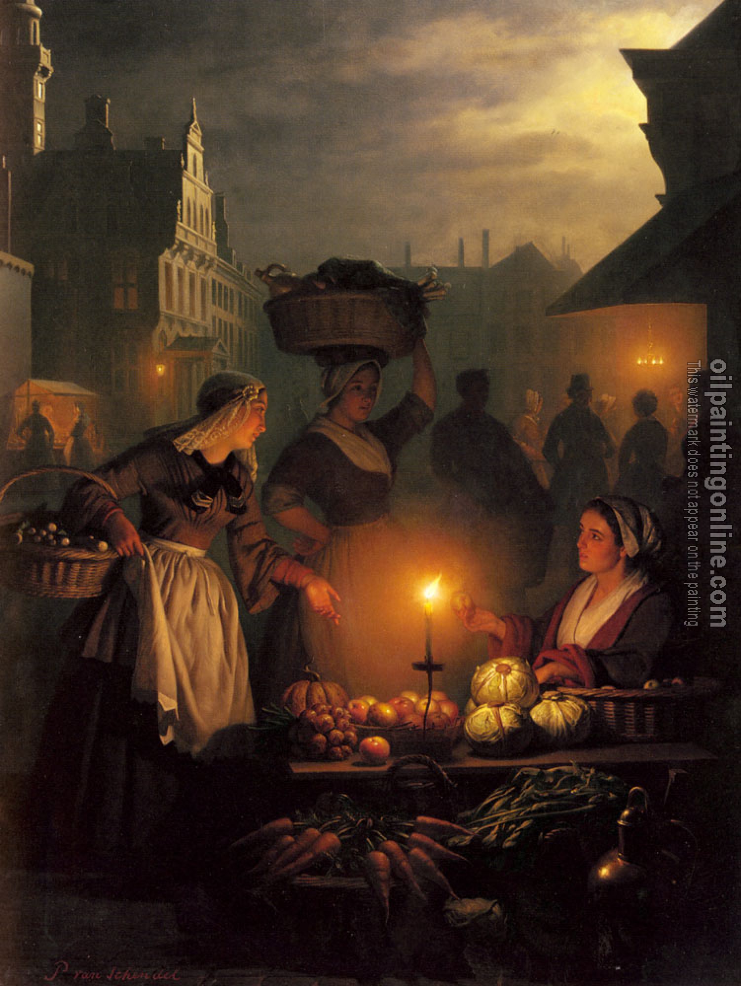 Petrus Van Schendel - The Night Market
